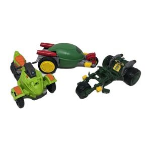 TMNT Teenage Mutant Ninja Turtles‎ Lot of 3 Vehicles Viacom Playmates Incomplete